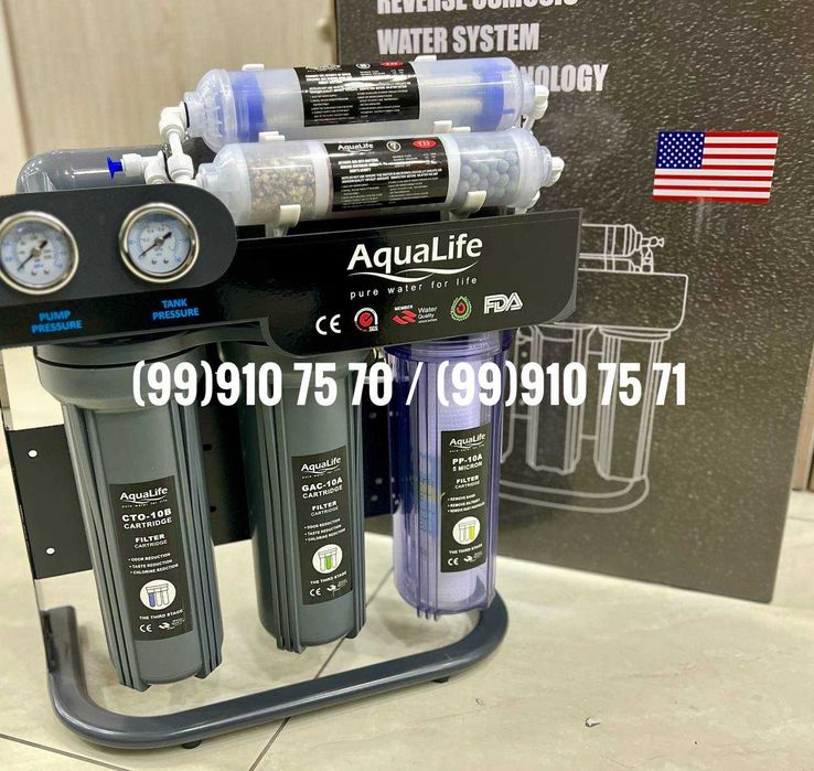 Фильтр для воды / Обратный Осмос 8 Ми ступенчатый