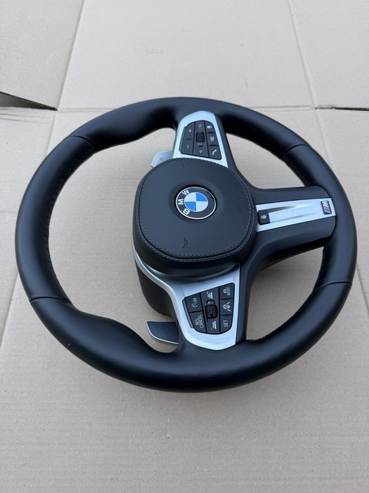Volan + Airbag BMW Seria 5 G30 G31, Seria 7 G11 G12, X5 G05, X6 G06, X7 G07 M : Incalzire / Vibratii / Padele