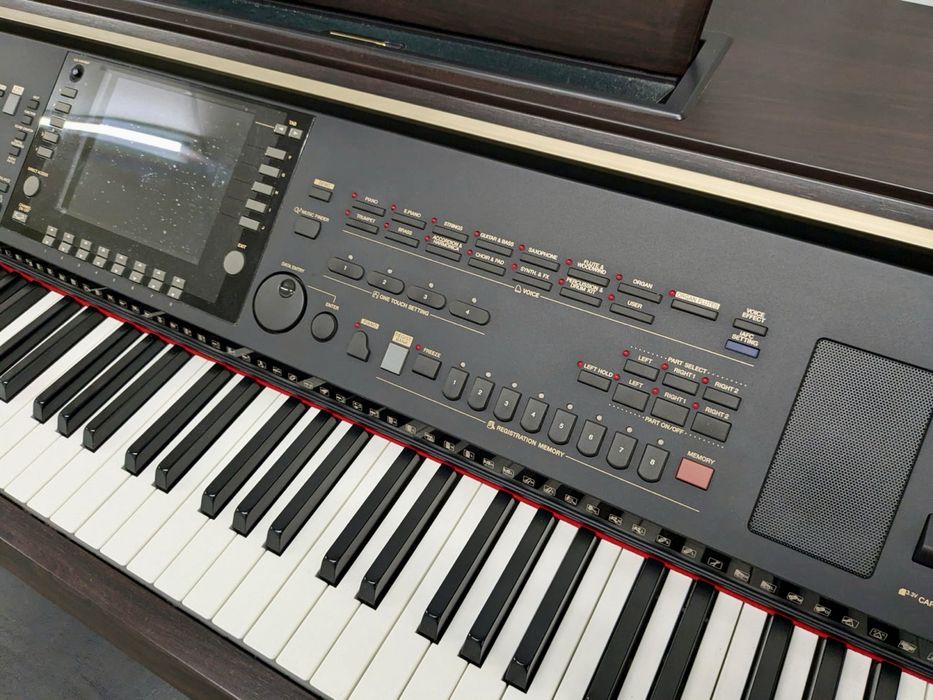 Pian Electronic Yamaha Clavinova CVP 307 maro inchis