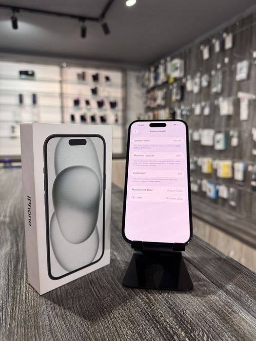 iPhone 15, 128GB, Black 89%