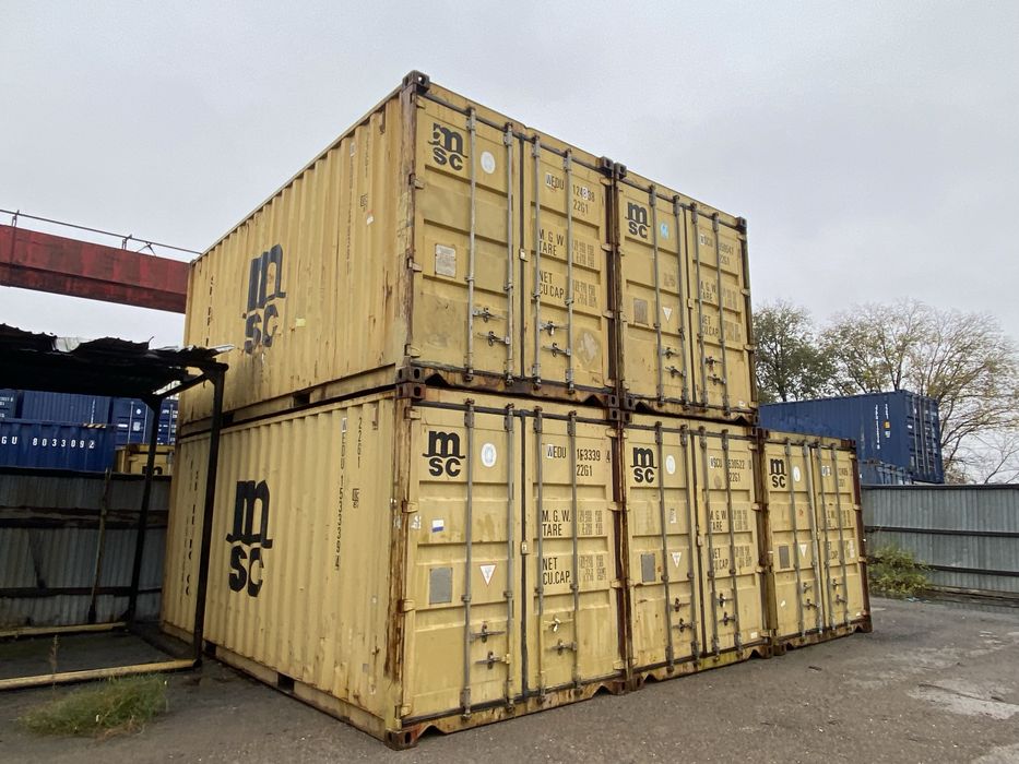 Контейнера 20 футовые (СТАНДАРТНЫЕ) 2,6 высотой в Наличии в АТЫРАУ