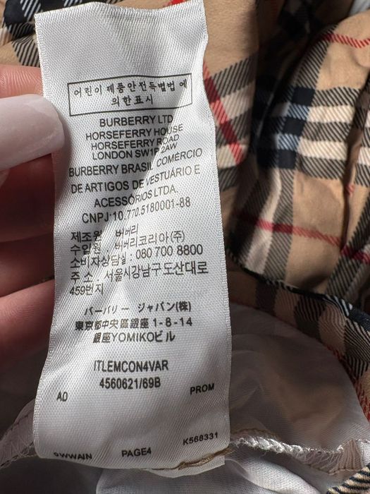 shorts de baie burberry