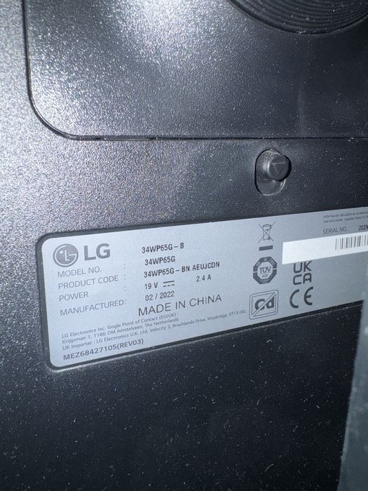 Monitor LG UltraWide 34” 34WP65G-B – IPS