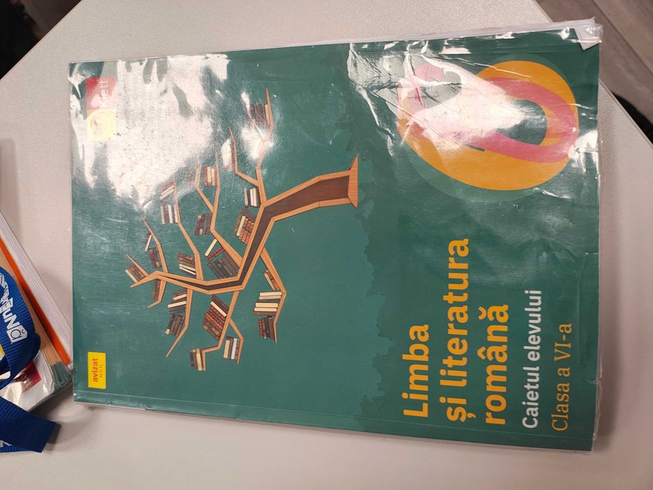 Caiet deja folosit de romana clasa a 6a încă în garanție stare buna