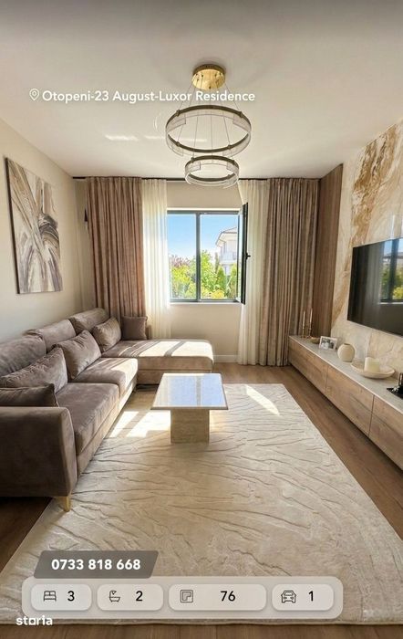 Exclusivist | 3 Camere Otopeni - Design, Mobilat Rove, Parcare — fotografia 1