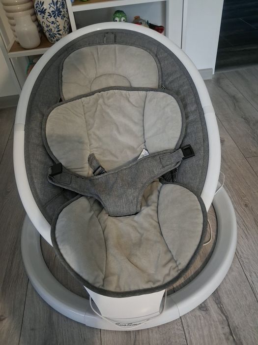 Leagan Electric EvoSmart, Multifunctional Pentru Bebelusi cu Acoperis Rabatabil Si Plasa Protectie Tantari