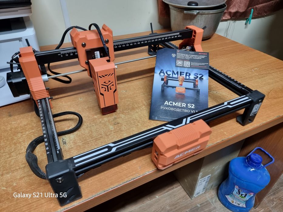 ACMER S2 Выжигатель и гравировщик по любому материалу!  Новый