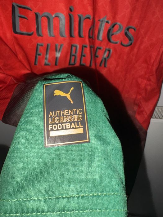 Tricou L AC Milan Rosu Verde Nou