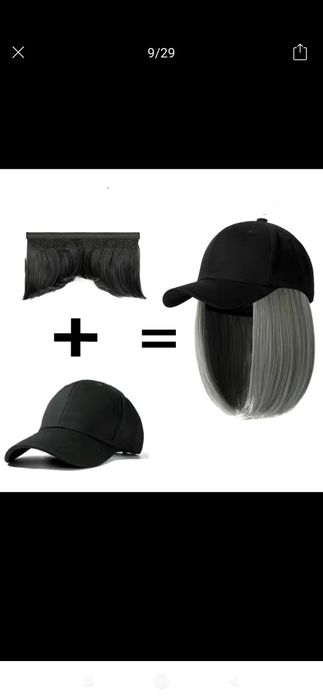 Парик женский с кепкой