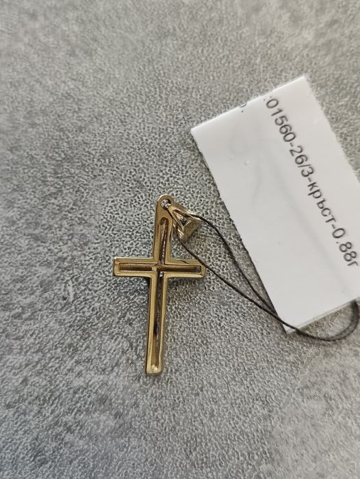 Златен кръст 0.88гр 14к