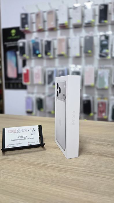 iPhone 17 Pro Max Silver 256GB – Nou Sigilat Factura & Garantie