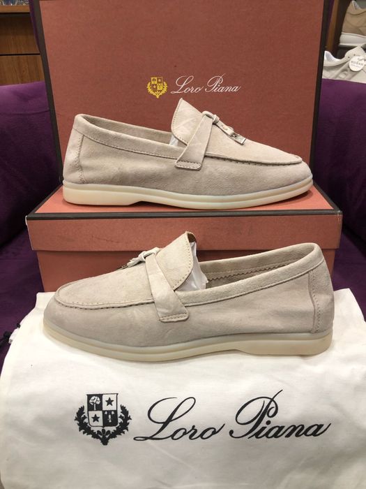 Mocasini piele Loro Piana