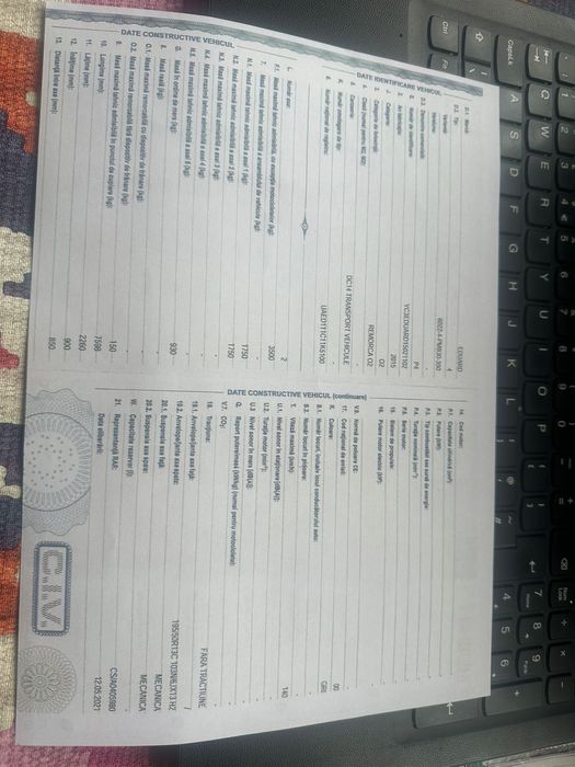 Platforma Eduard 7.7 m LUNGIME 2,3 LATIME