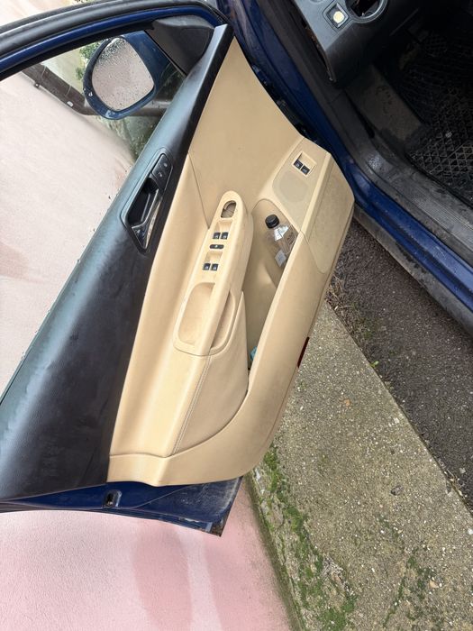 Interior piele crem alcantara scaune fete usi vw passat b6 berlina