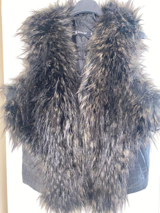 Дамски елек с плътен косъм – размер 48