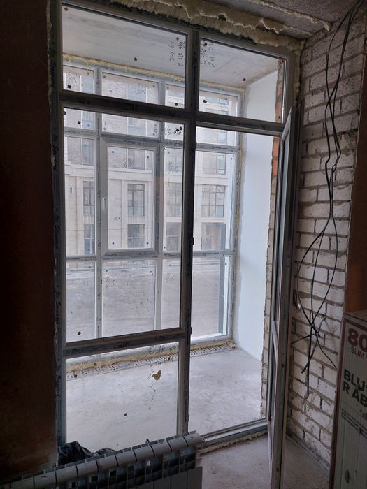 Панорамное Пластиковое окно балконный блок стеклопакет: 99 000 тг ...