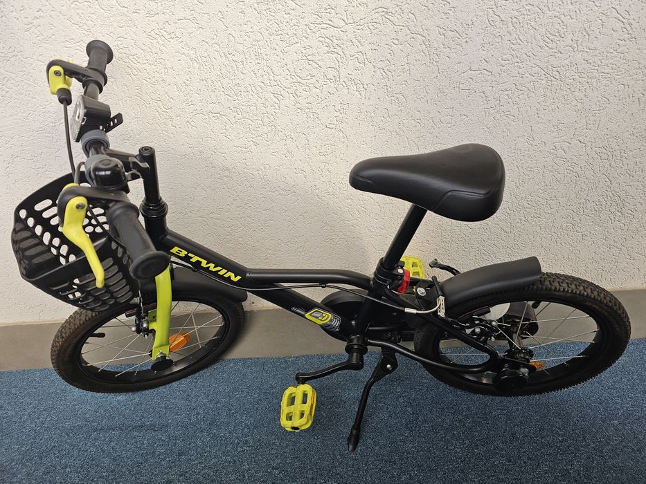 Bicicleta BTWIN Dark Hero 500 16" copii 4-6 ani