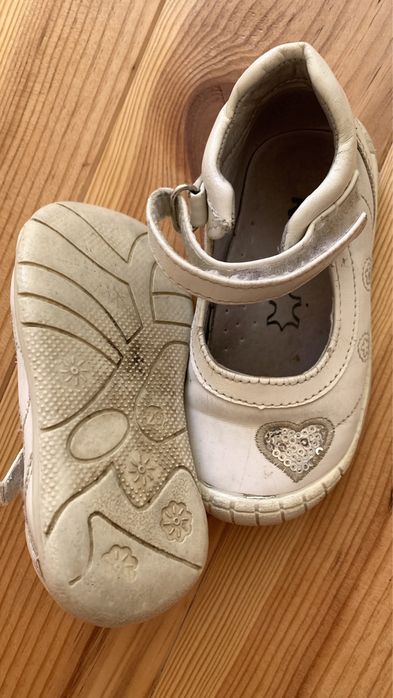 Pantofiori fetite, piele, marimea 23