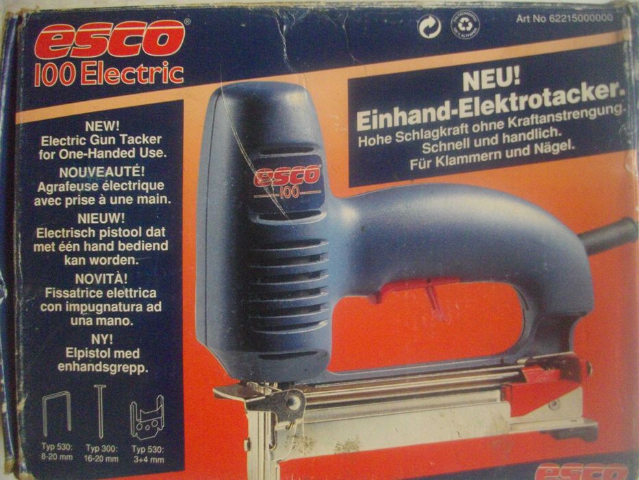 Нов електрически такер комбиниран оригинал ESCO BLACK DECKER TOP CRAFT