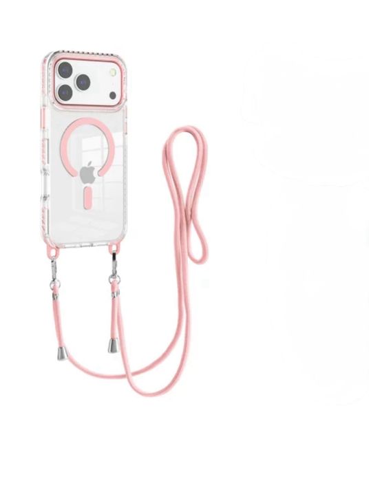 Iphone 17 PRO/PLUS/PRO MAX/AIR - Husa Magsafe Hard PC Snur Detasabil