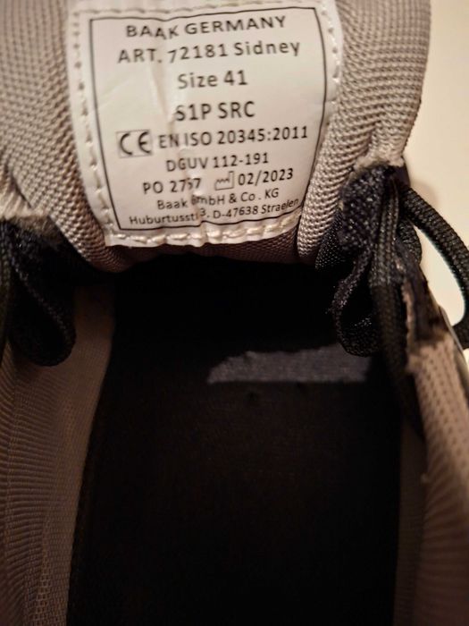 Работни обувки с металено бомбе