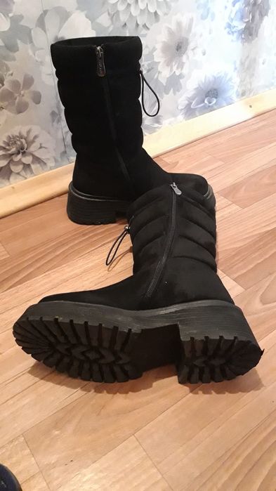 Зимние  замшевые.