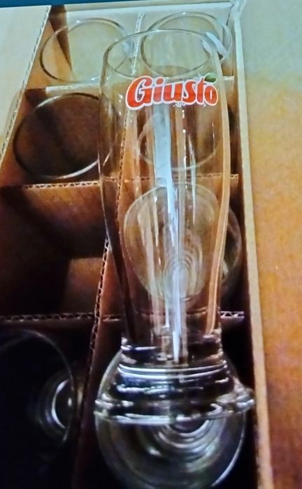 Pahare Borsec și Giusto 30 de lei setul