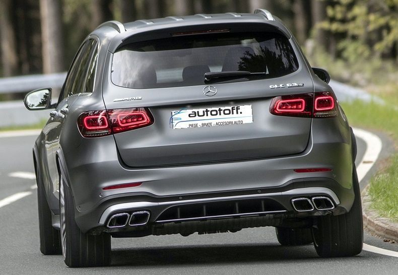 Difuzor bara spate Mercedes GLC X253 SUV Facelift (2019+) AMG Chrome Design