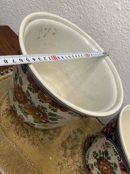 Холандски порцеланови кашпи на делфт кашпа - саксия