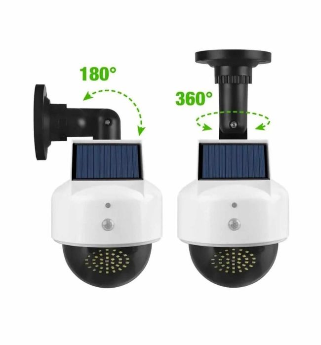 Соларна лампа със сензор за движение Тип Камера Бутафорна камера