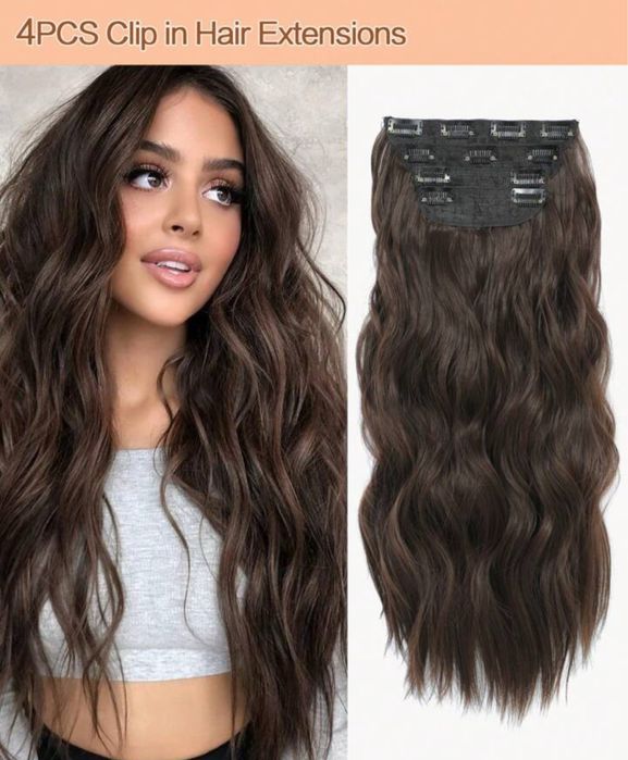 НОВА треса изкуствена коса / удължения / екстеншъни