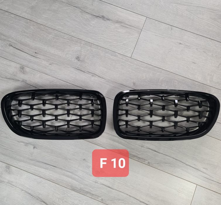 Grila-Diamond-Neagra-Full-Black-Bmw-Seria-5-F10-2010-2017-520-D-Xdrive
