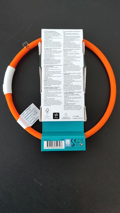 Lesa zgarda caini zooroyal led lumina lumineaza in intuneric