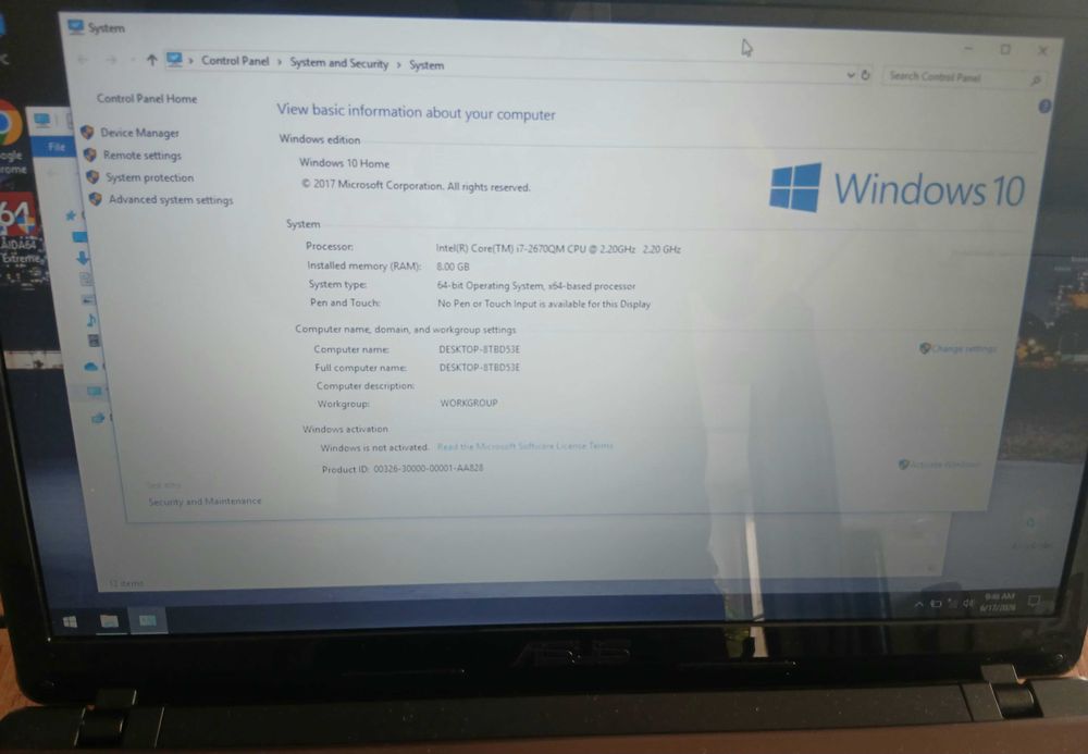 Лаптоп Asus X53S i7
