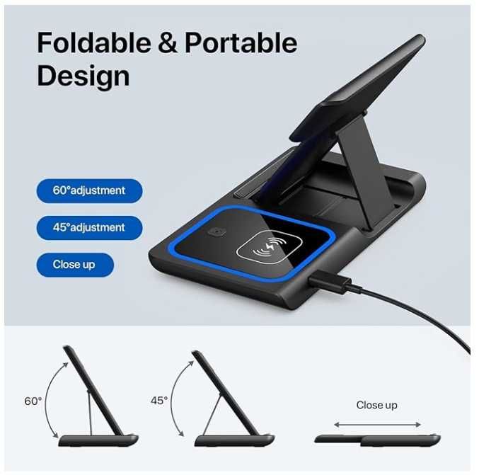 Incarcator Wireless Yoxinta YM-UD22 3 in 1