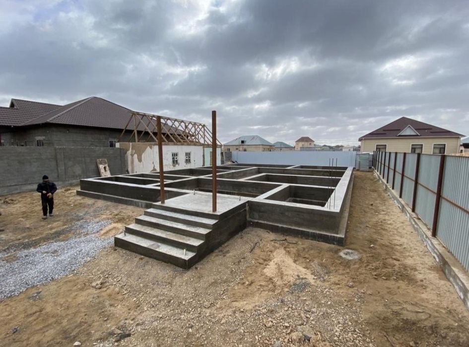 Стяжка, Фундамент құямыз !