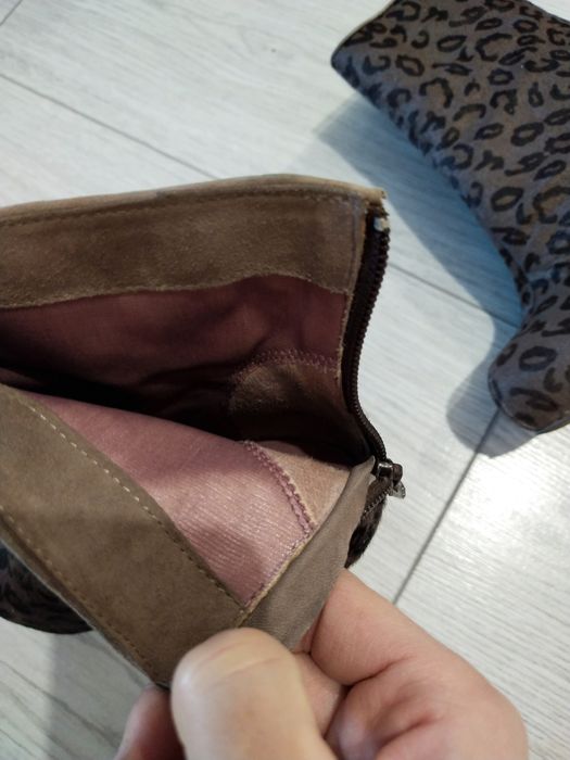 Кожаные полусапожки