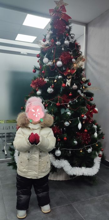 Зимний комбинезон на девочку