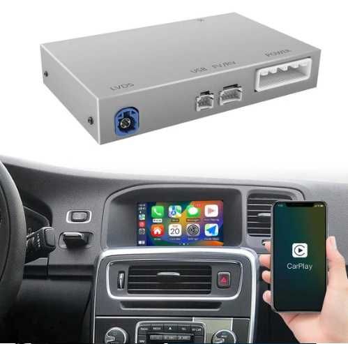 Безжичен Apple Carplay /Android Auto модул за Volvo XC60 V40 V40 2015-2018 7 инчов дисплей