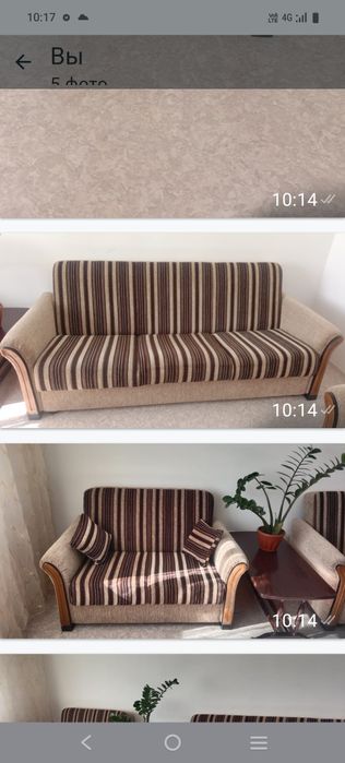 Продам белорусскую мебель .диван 3*2*1