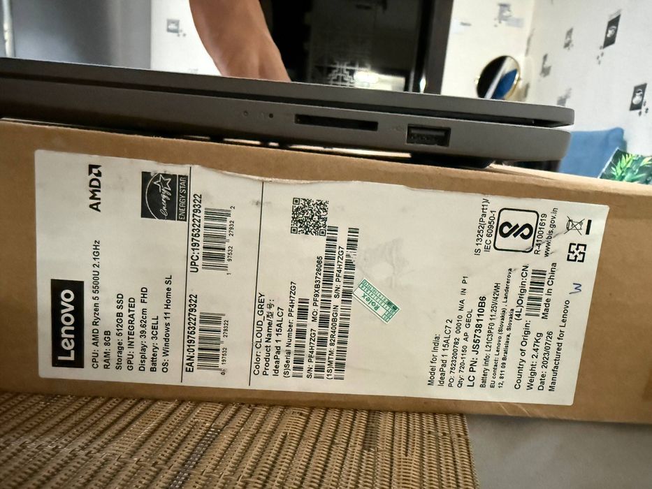 Lenovo IdeaPad 1 15ALC7 — Ryzen 5 / 8 GB / SSD 512 GB
