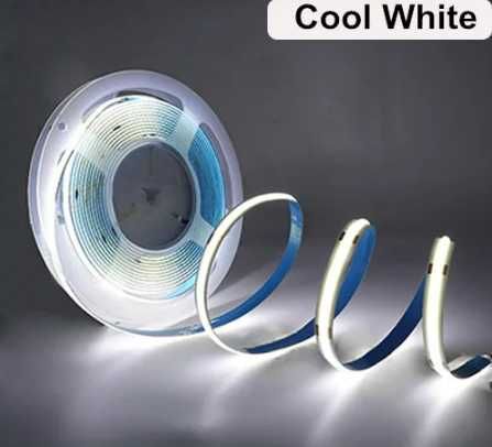 Banda LED COB 8mm 24v ALB 5 metri
