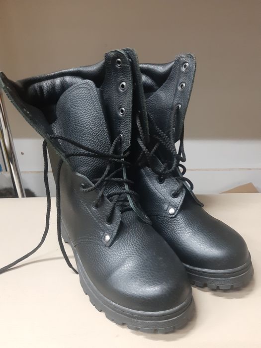 Берцы летнии кожаные