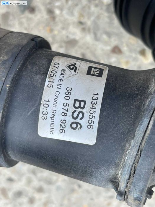 Furtun Conducta Presiune Aer Radiator Intercooler Opel Astra J 1.6 CDTI 2009 - 2016 Cod 13345556 [C7344]