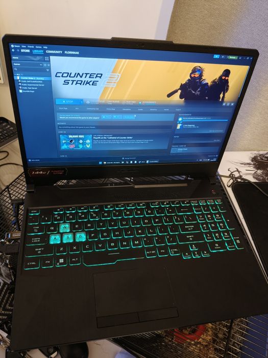 Rezervat: Laptop gaming Asus Tuf F15 FX506HC. I5 gen 11, 16gb rtx 3050, 1tb ssd