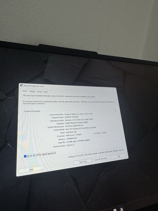 ASUS TUF Gaming A15 FA507NVR