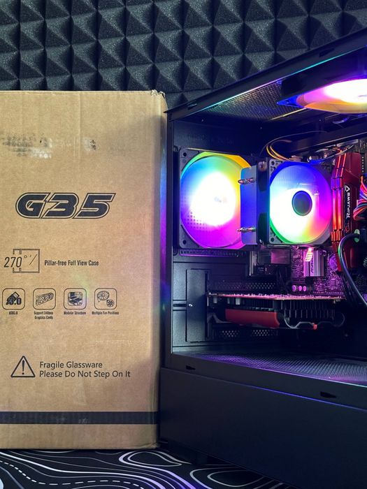 Игровой компьютер / Компьютер / Пк / Системный блок i3-9100F Gtx1050ti