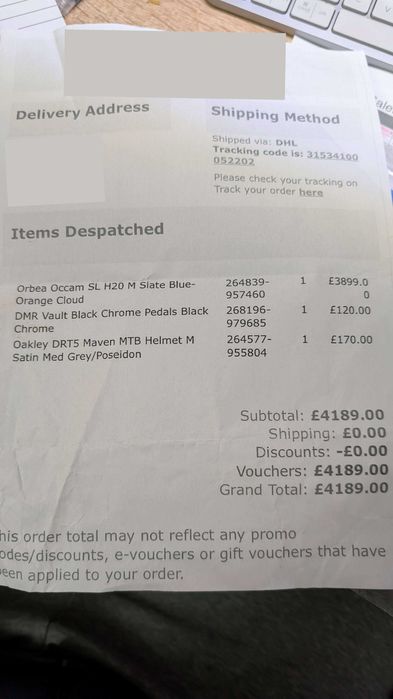 ORBEA Occam SL H20  размер M