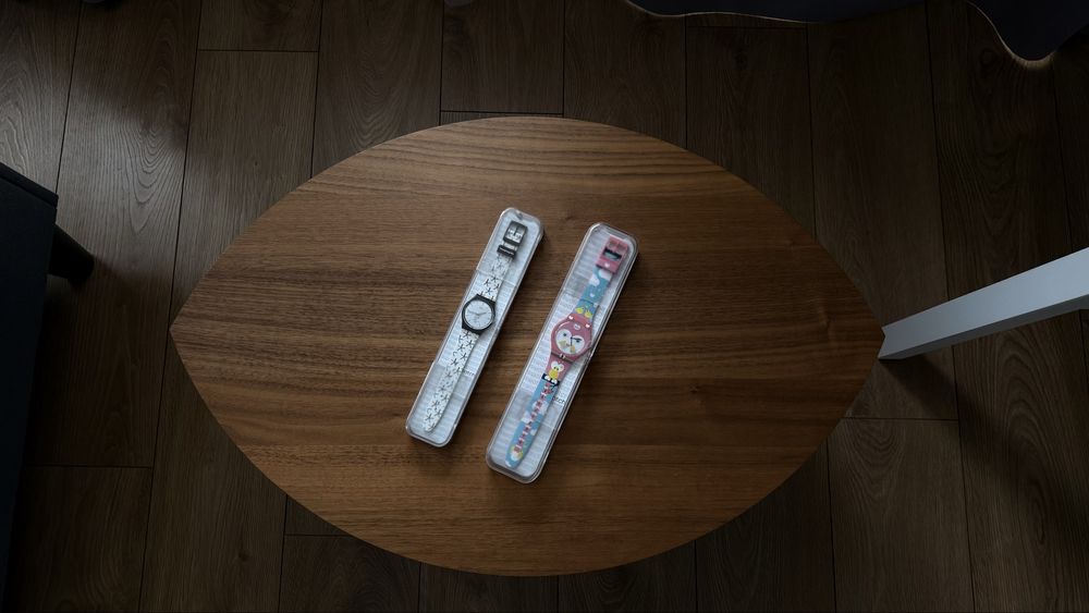 2 за 50€ часовници Swatch PyeongChang и Choupinou