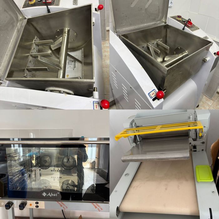 Оборудование под пекарню,полуфабрикаты